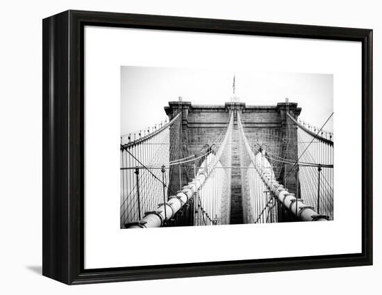 Brooklyn Bridge View-Philippe Hugonnard-Framed Stretched Canvas