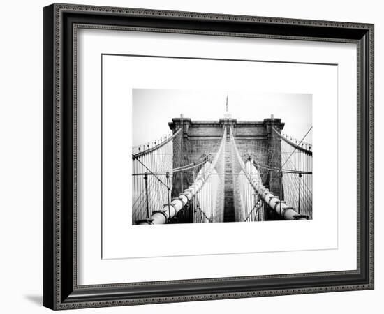 Brooklyn Bridge View-Philippe Hugonnard-Framed Art Print