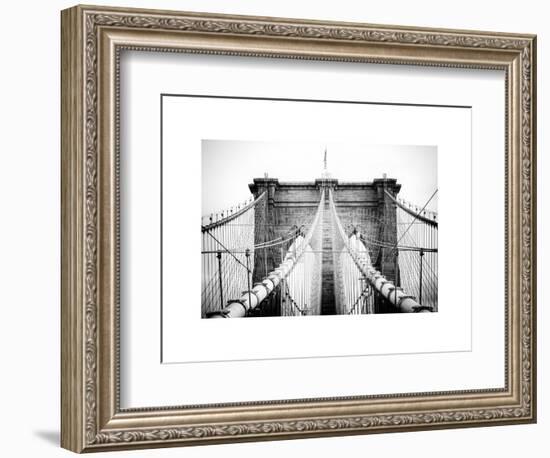 Brooklyn Bridge View-Philippe Hugonnard-Framed Premium Giclee Print