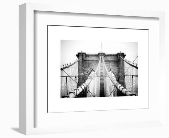 Brooklyn Bridge View-Philippe Hugonnard-Framed Premium Giclee Print