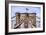 Brooklyn Bridge with Flag-Bill Carson Photography-Framed Art Print