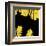 Brooklyn Bridge (yellow)-Erin Clark-Framed Art Print