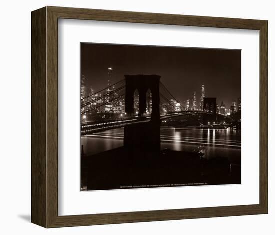 Brooklyn Bridge-Andreas Feininger-Framed Art Print