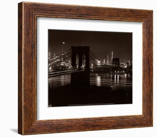 Brooklyn Bridge-Andreas Feininger-Framed Art Print