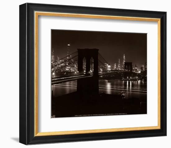 Brooklyn Bridge-Andreas Feininger-Framed Art Print