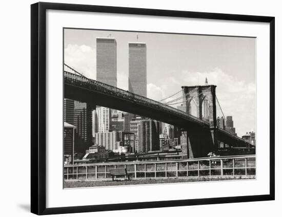 Brooklyn Bridge-Ralph Uicker-Framed Art Print