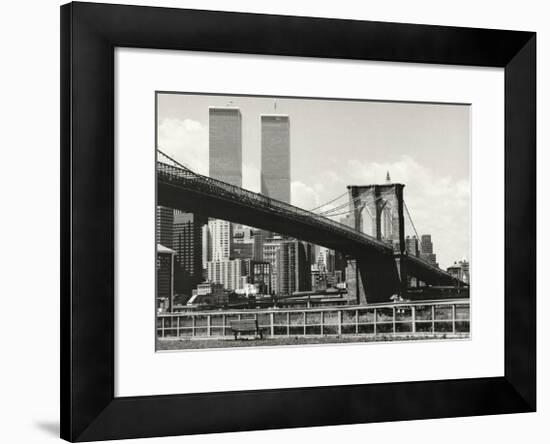 Brooklyn Bridge-Ralph Uicker-Framed Art Print