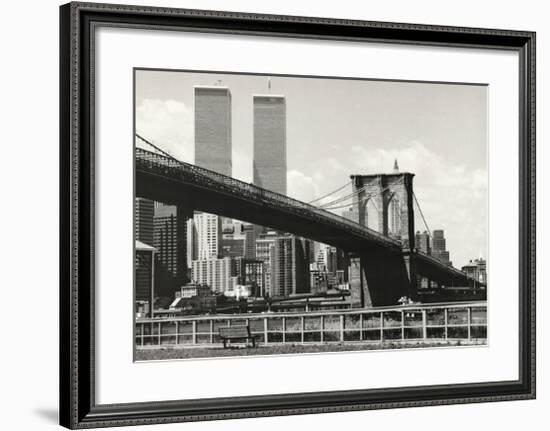 Brooklyn Bridge-Ralph Uicker-Framed Art Print