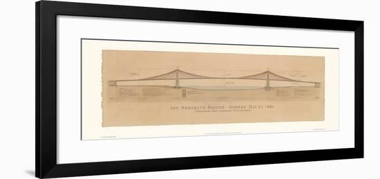 Brooklyn Bridge-Craig Holmes-Framed Art Print