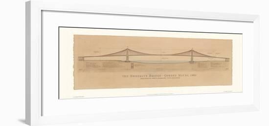 Brooklyn Bridge-Craig Holmes-Framed Art Print