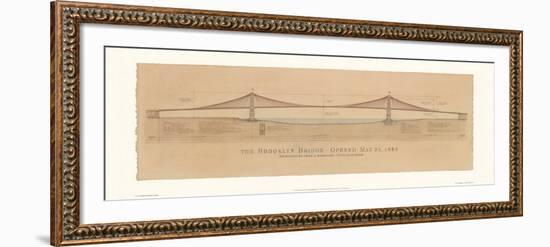 Brooklyn Bridge-Craig Holmes-Framed Art Print