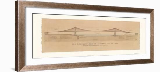 Brooklyn Bridge-Craig Holmes-Framed Art Print