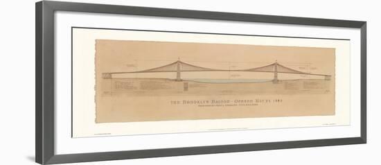Brooklyn Bridge-Craig Holmes-Framed Art Print