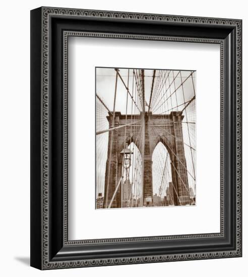 Brooklyn Bridge-Igor Maloratsky-Framed Art Print