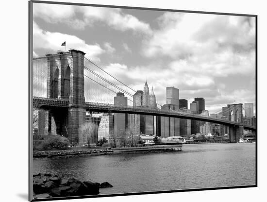 Brooklyn Bridge-Igor Maloratsky-Mounted Art Print