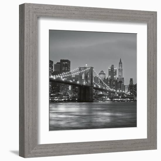 Brooklyn Bridge-Torsten Hoffmann-Framed Art Print