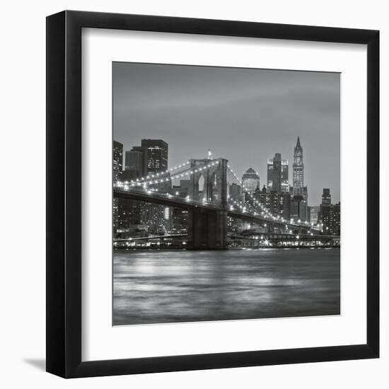 Brooklyn Bridge-Torsten Hoffmann-Framed Art Print