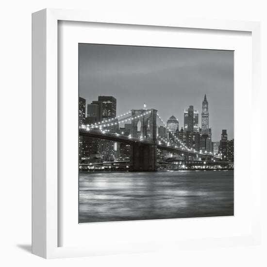 Brooklyn Bridge-Torsten Hoffmann-Framed Art Print