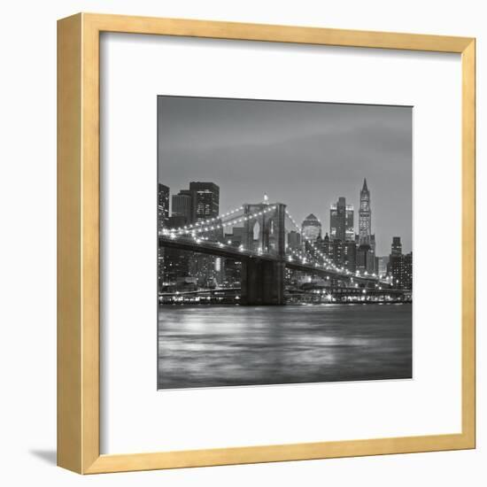 Brooklyn Bridge-Torsten Hoffmann-Framed Art Print