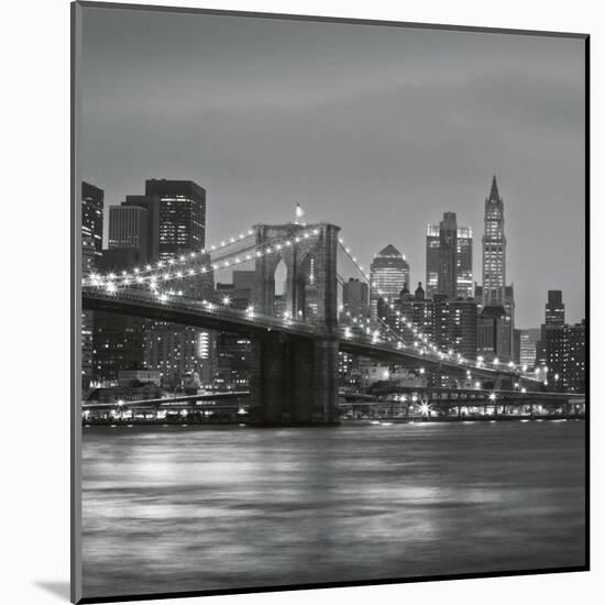 Brooklyn Bridge-Torsten Hoffmann-Mounted Art Print