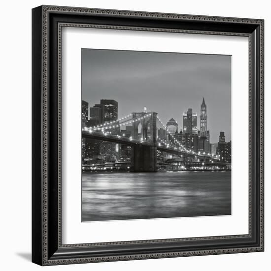 Brooklyn Bridge-Torsten Hoffmann-Framed Art Print