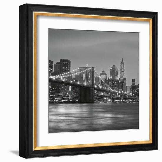 Brooklyn Bridge-Torsten Hoffmann-Framed Art Print