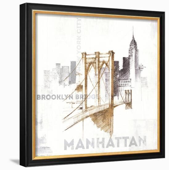 Brooklyn Bridge-Avery Tillmon-Framed Art Print