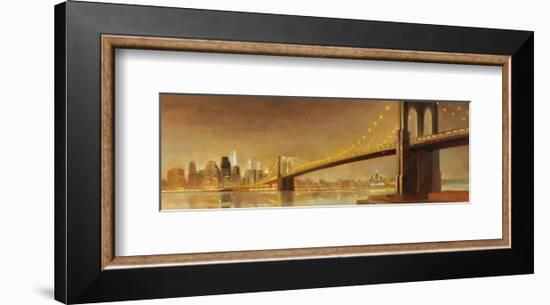 Brooklyn Bridge-Paulo Romero-Framed Art Print