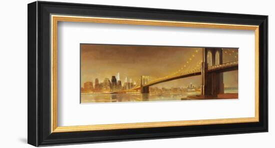 Brooklyn Bridge-Paulo Romero-Framed Art Print