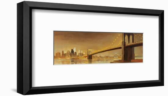 Brooklyn Bridge-Paulo Romero-Framed Art Print
