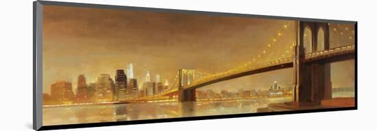 Brooklyn Bridge-Paulo Romero-Mounted Art Print