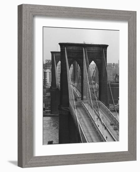 Brooklyn Bridge-Andreas Feininger-Framed Photographic Print