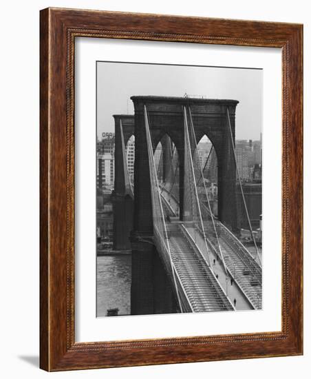 Brooklyn Bridge-Andreas Feininger-Framed Photographic Print