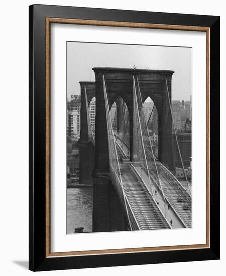 Brooklyn Bridge-Andreas Feininger-Framed Photographic Print