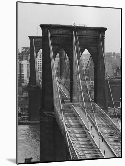 Brooklyn Bridge-Andreas Feininger-Mounted Photographic Print