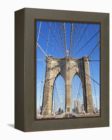 Brooklyn Bridge-Alan Schein-Framed Premier Image Canvas