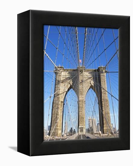 Brooklyn Bridge-Alan Schein-Framed Premier Image Canvas