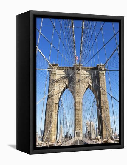 Brooklyn Bridge-Alan Schein-Framed Premier Image Canvas