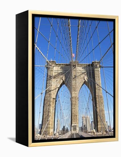 Brooklyn Bridge-Alan Schein-Framed Premier Image Canvas