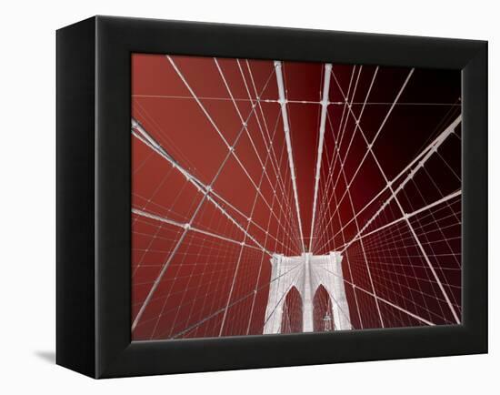 Brooklyn Bridge-Philippe Sainte-Laudy-Framed Premier Image Canvas