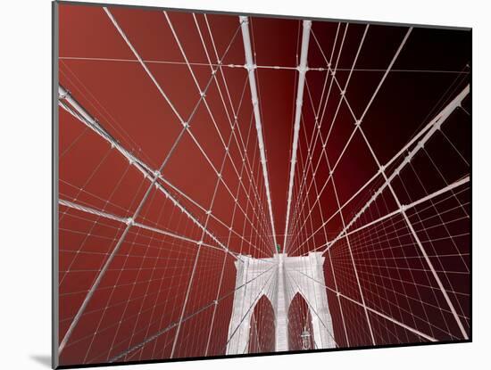 Brooklyn Bridge-Philippe Sainte-Laudy-Mounted Photographic Print