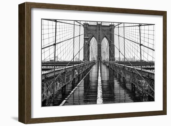 Brooklyn Bridge-PhotoINC-Framed Premium Photographic Print