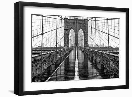 Brooklyn Bridge-PhotoINC-Framed Premium Photographic Print