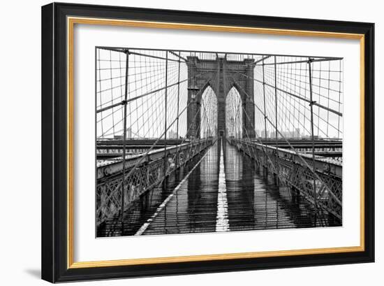 Brooklyn Bridge-PhotoINC-Framed Premium Photographic Print