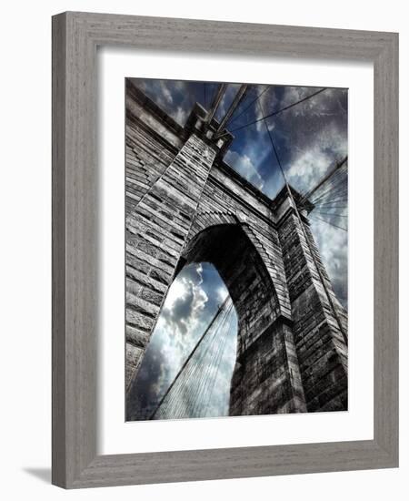 Brooklyn Bridge-Andrea Costantini-Framed Photographic Print