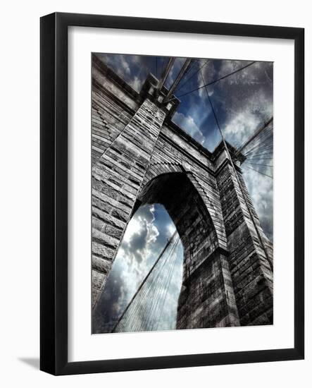 Brooklyn Bridge-Andrea Costantini-Framed Photographic Print