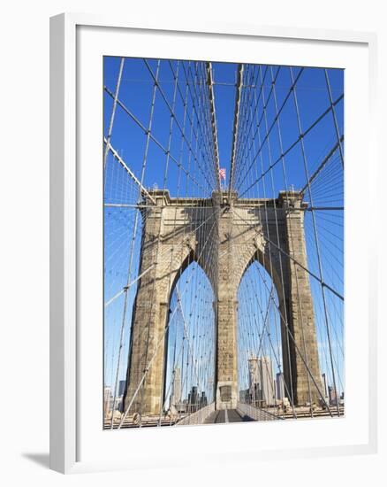 Brooklyn Bridge-Alan Schein-Framed Photographic Print