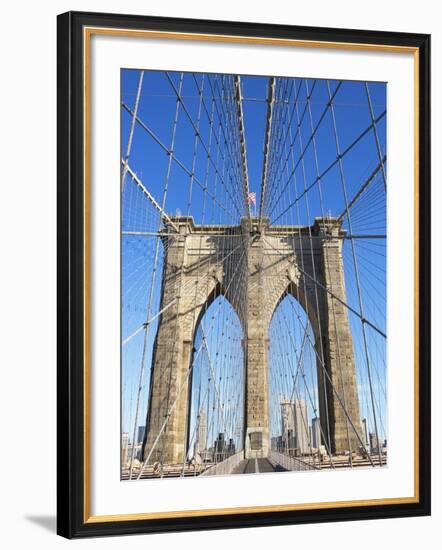 Brooklyn Bridge-Alan Schein-Framed Photographic Print