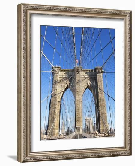 Brooklyn Bridge-Alan Schein-Framed Photographic Print