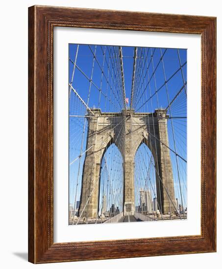 Brooklyn Bridge-Alan Schein-Framed Photographic Print